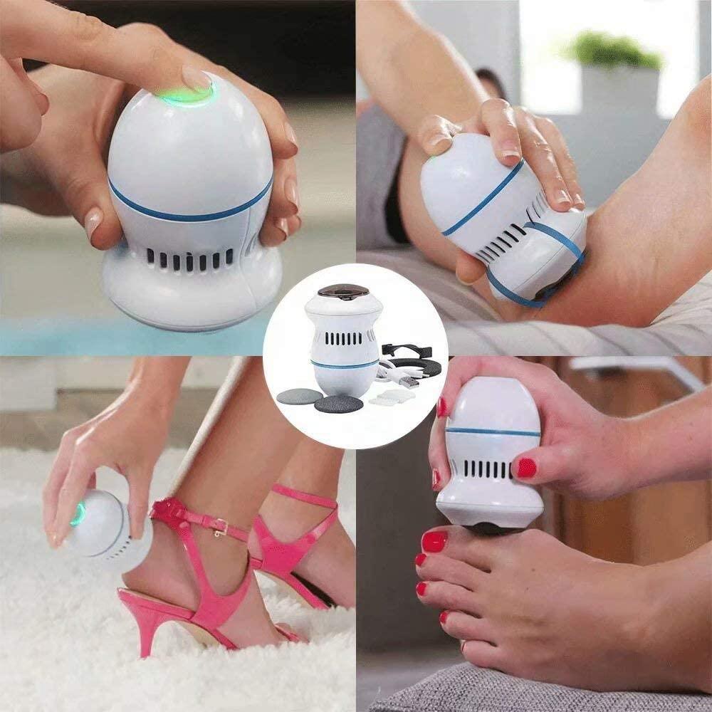 Lixador e Esfoliador Elétrico Portátil Para os Pés - Pedicure Elétrica