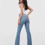 Calça Jeans de Cintura Alta Femme