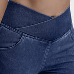 Calça Jeans de Cintura Alta Femme