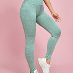 SHEIN PETITE Simples Desportivo Leggings Femininas - viya-stores