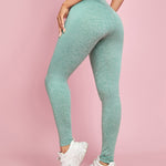 SHEIN PETITE Simples Desportivo Leggings Femininas – viya-stores