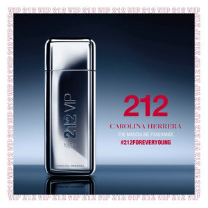 212 VIP Men Carolina Herrera Eau de Toilette - Perfume Masculino 100ml - viya-stores