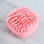 Esponja de banho rosa
