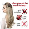 Aplique de Cabelo Fio Invisível e Fibras Idênticas ao Natural – Jolie