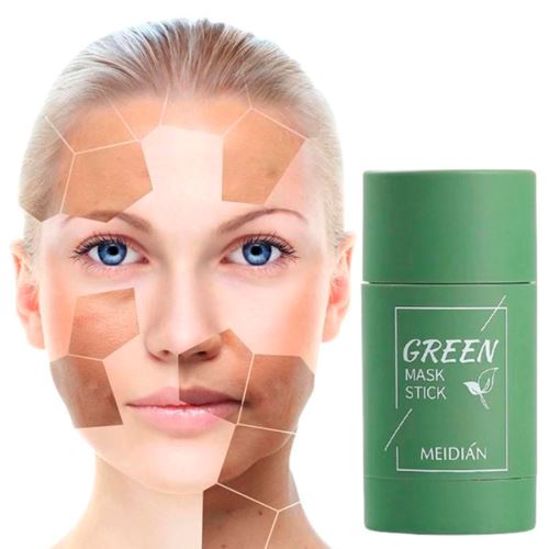 Green Mask Stick - Máscara Purificante de Chá Verde para Cravos e Poros Dilatados - Revitalizante - Anti Acne - viya-stores