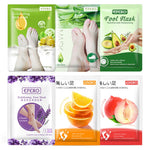 Kit 6 Pares de Meia Esfoliante Para Pés - Máscara Peeling Esfoliante Para Pés - viya-stores