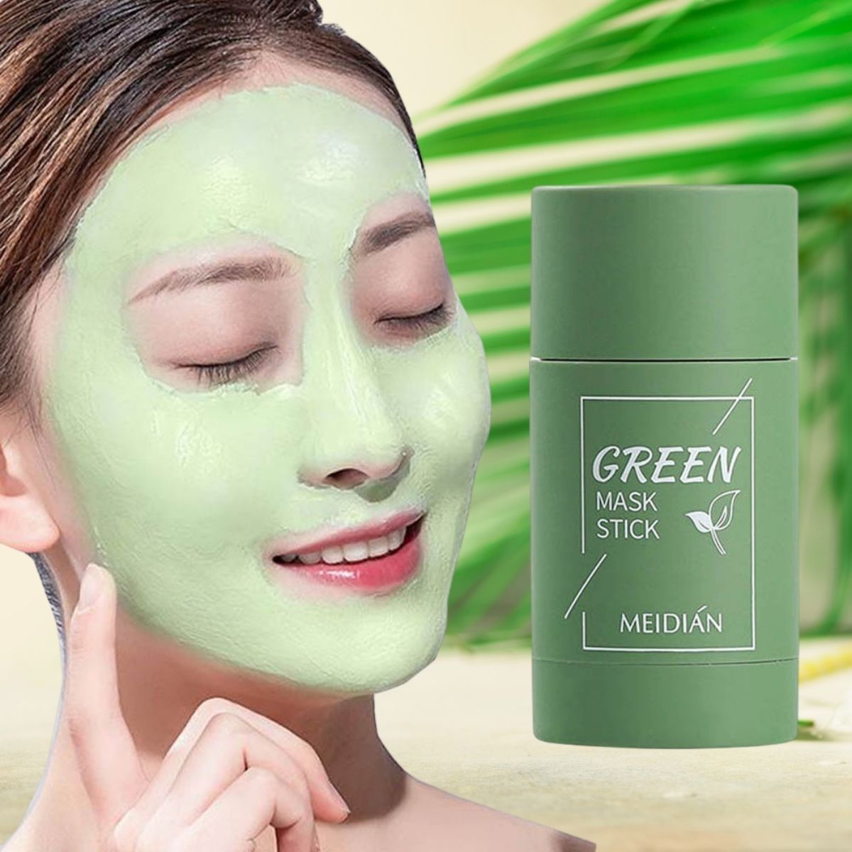 Máscara Facial Detox - Green Mask Stick + Vitamina C Grátis - viya-stores