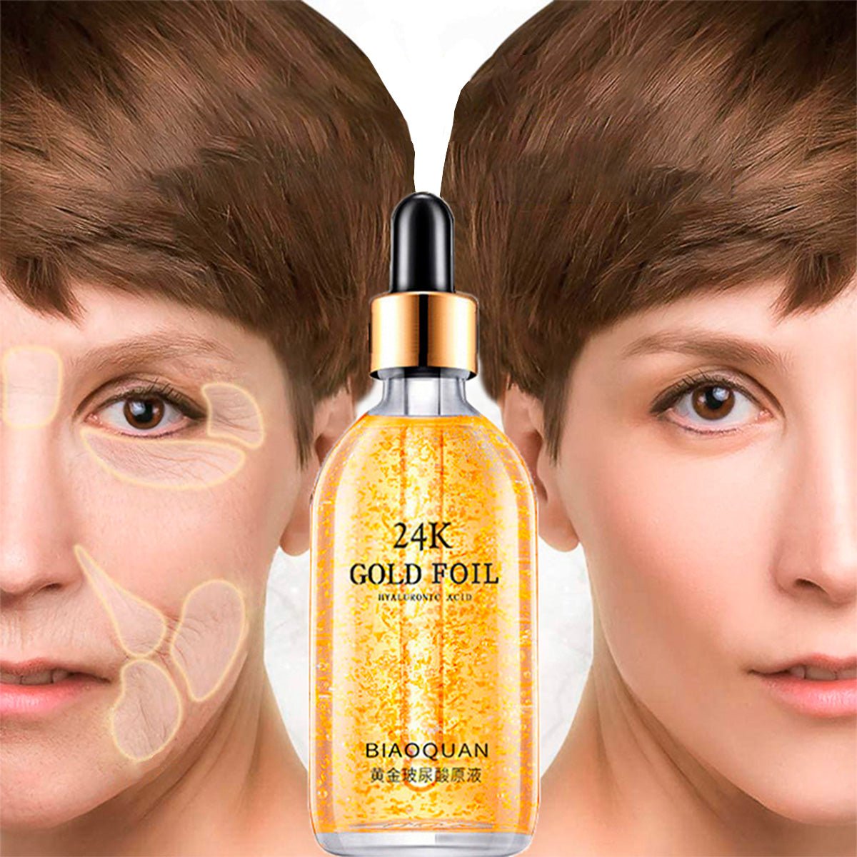 Sérum Rejuvenescedor Hidratante 24k – Golden Youth - viya-stores