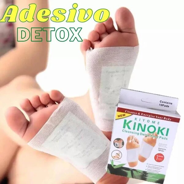 Adesivos Detox Para os Pés Detoxtape - 80 Peças (40 Adesivos Detox + 40 Adesivos de Fixação) - viya-stores